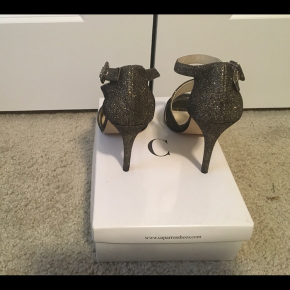Caparros Karissa Sparkly Open Toe Sandal - worn once. Like new condition. - Picture 2 of 2